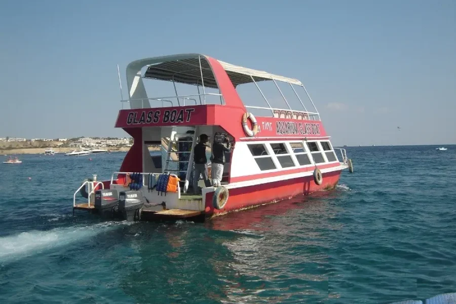 Glass boat from Sharm El Shiekh