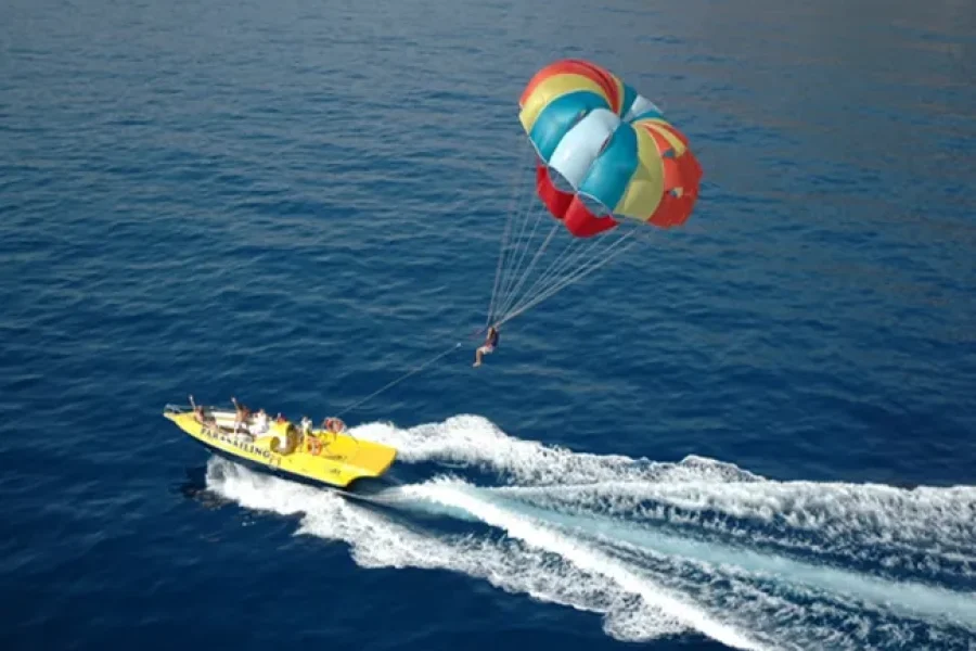 Parasailing from Sharm El Shiekh